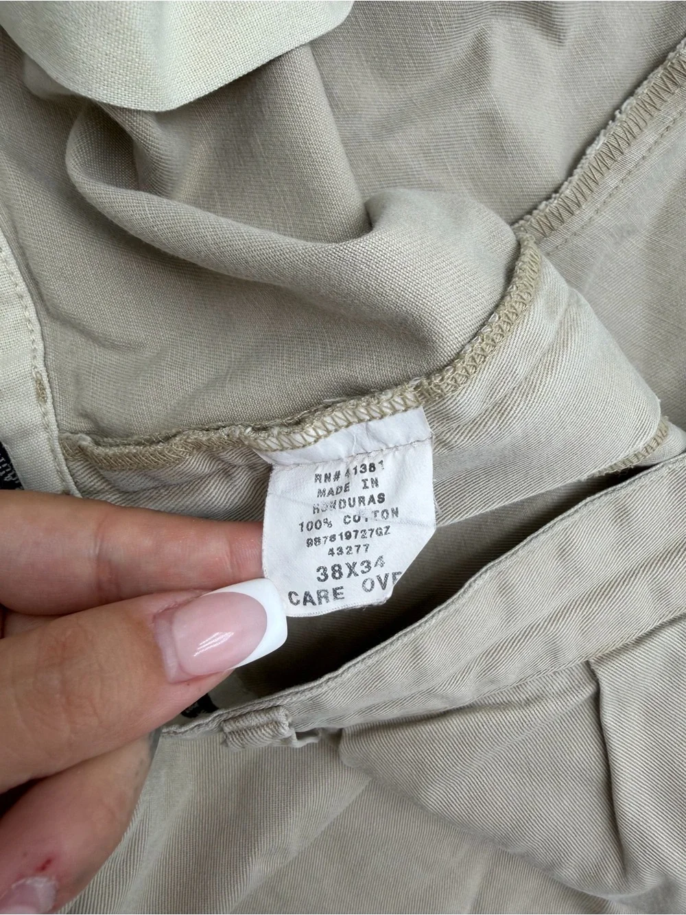 Vintage Polo Ralph Lauren Chino Pants Mens 38x34 Khaki Pleated Classic Fit